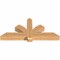 Ekena Millwork Redmond Smooth Timber Gable Bracket, Western Red Cedar, 60"W x 27"H x 5 1/2"D x 5 1/2"F, 11/12 Pitch GBW060X27X0606RED00SWR - alternate 5
